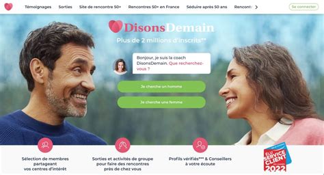 disons demain|Site de rencontre senior